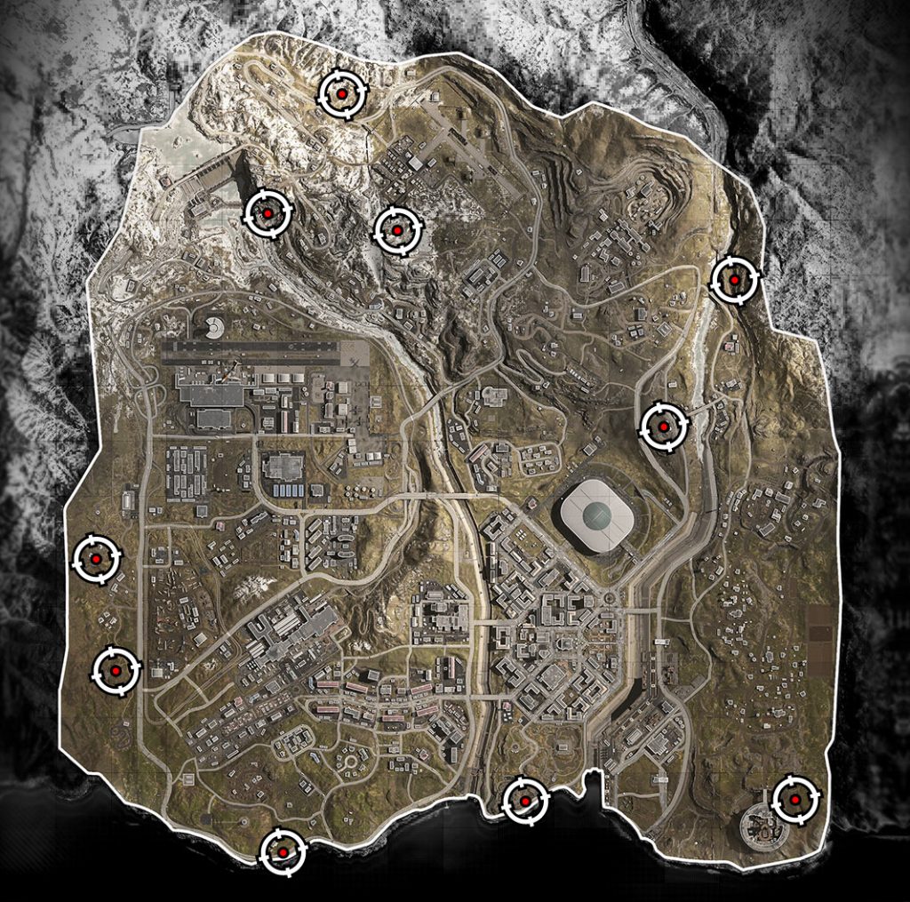 Cod Warzone Map Bunker Locations 1024x1015 