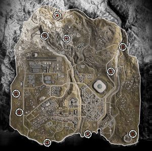 Call of Duty Warzone Bunker Locations map - Your Games Tracker