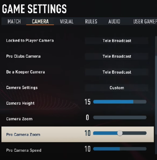 Best FIFA 23 camera settings for Ultimate Team - Charlie INTEL