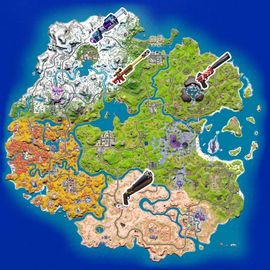 Fornite exotics locations