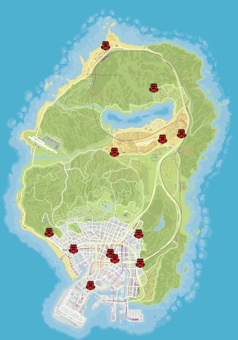 GTA Online Cerberus event locations