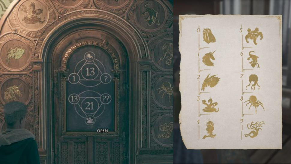 hogwarts legacy puzzle doors