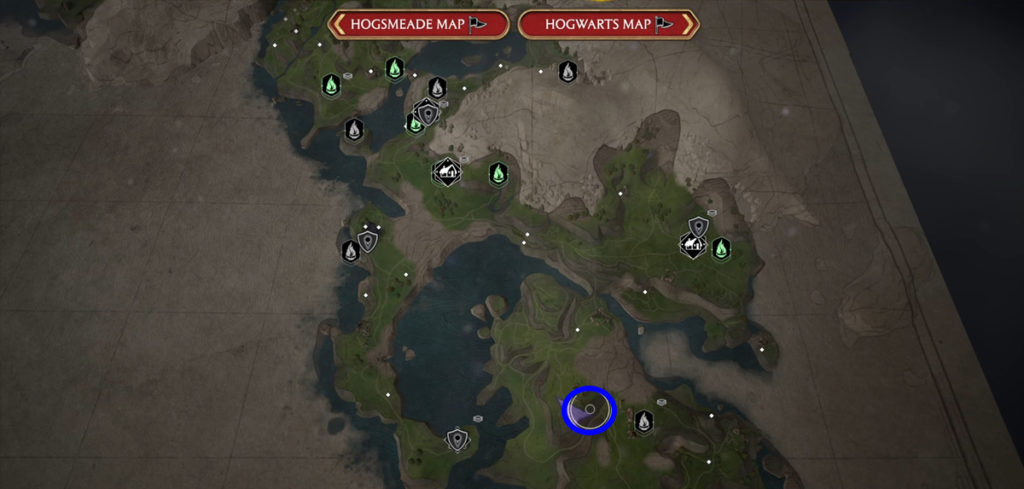 Hogwarts Legacy Troll Lairs location